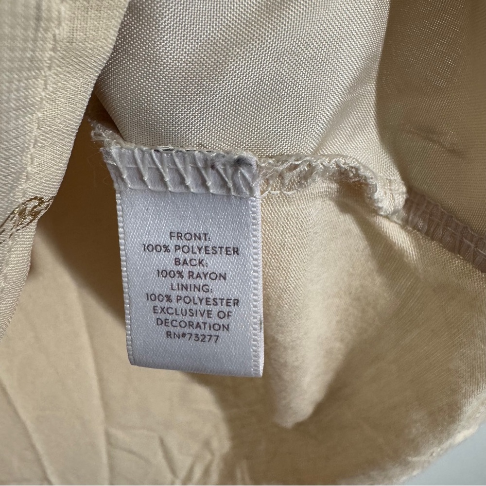Lauren Conrad Gold‎ Shimmer Sleeveless Blouse Size XL - Picture 7 of 9